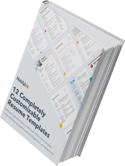 csm resume templates offer from HubSpot