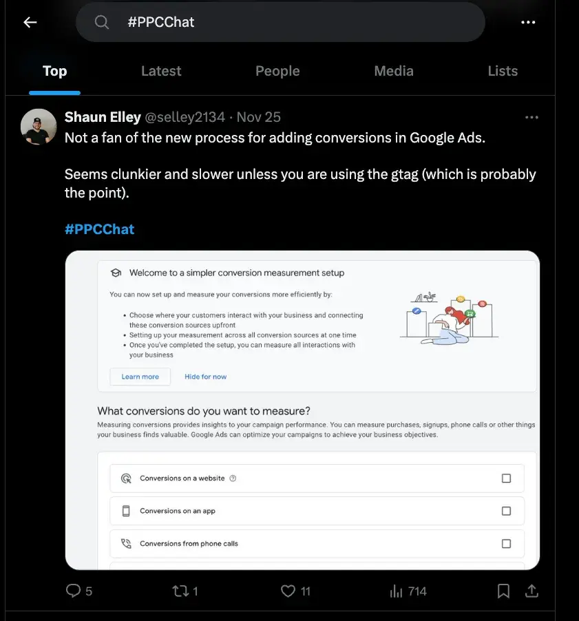 #ppcchat on x