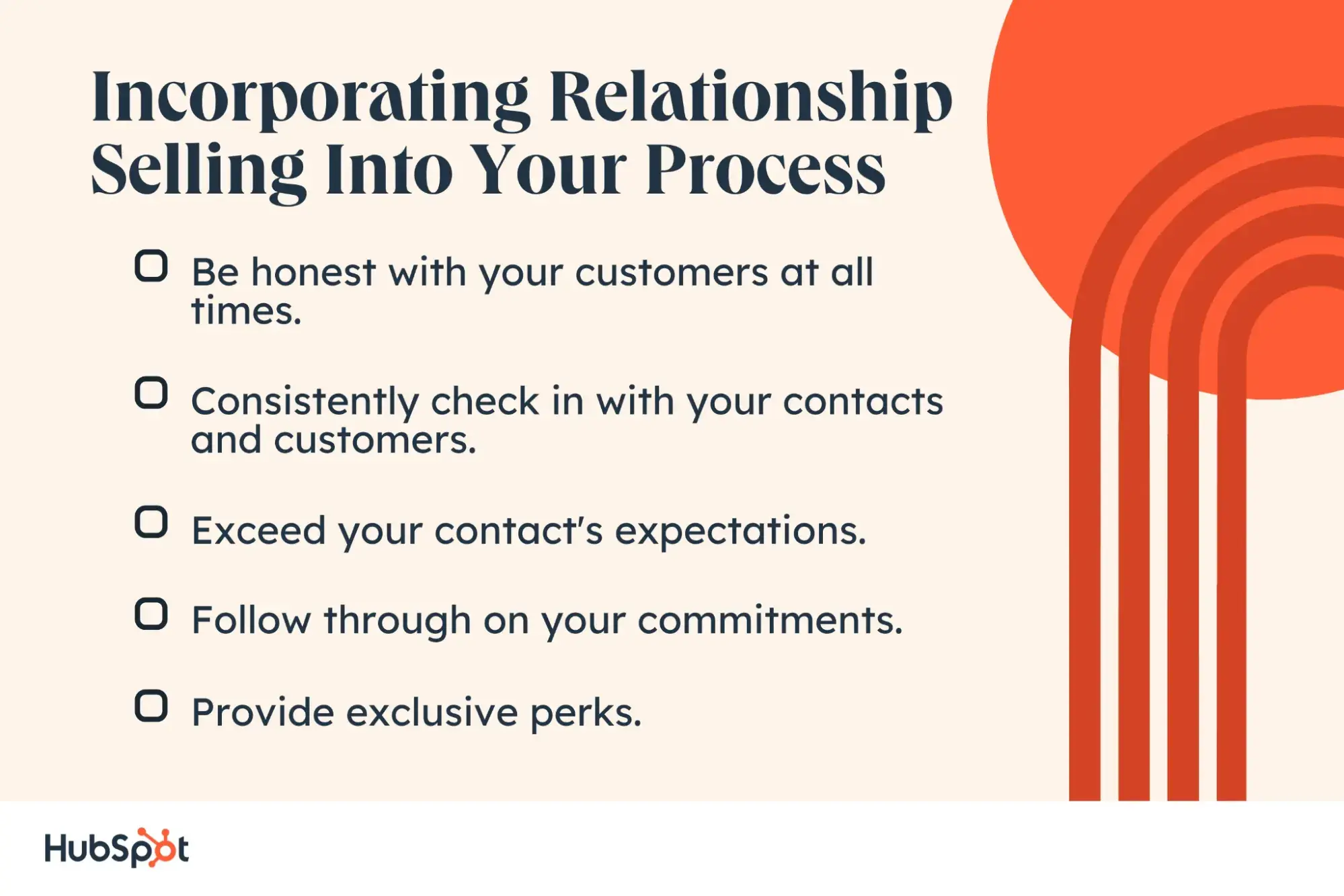 how to incorporate relationship selling in the sales process