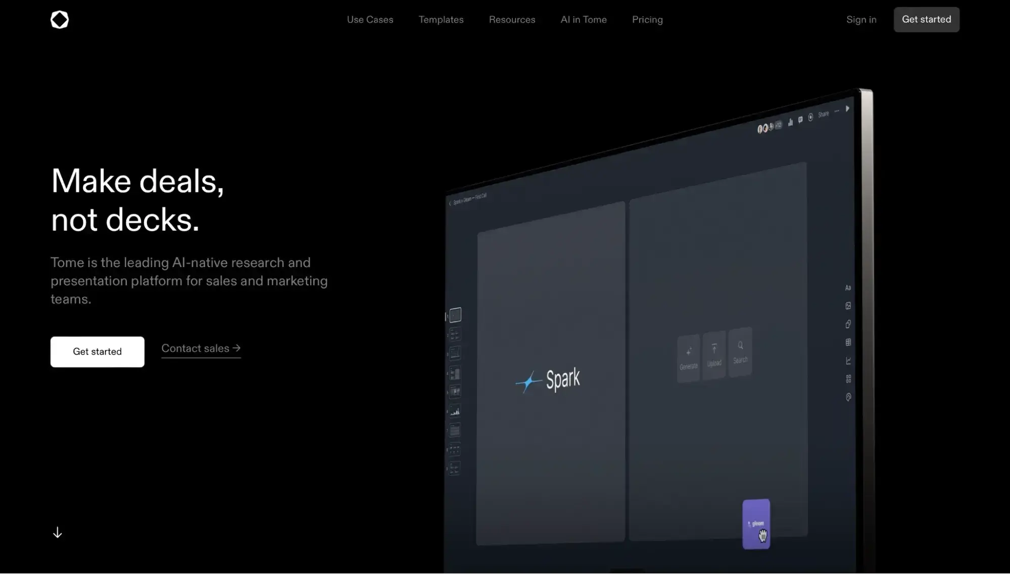 tome ai presentation maker