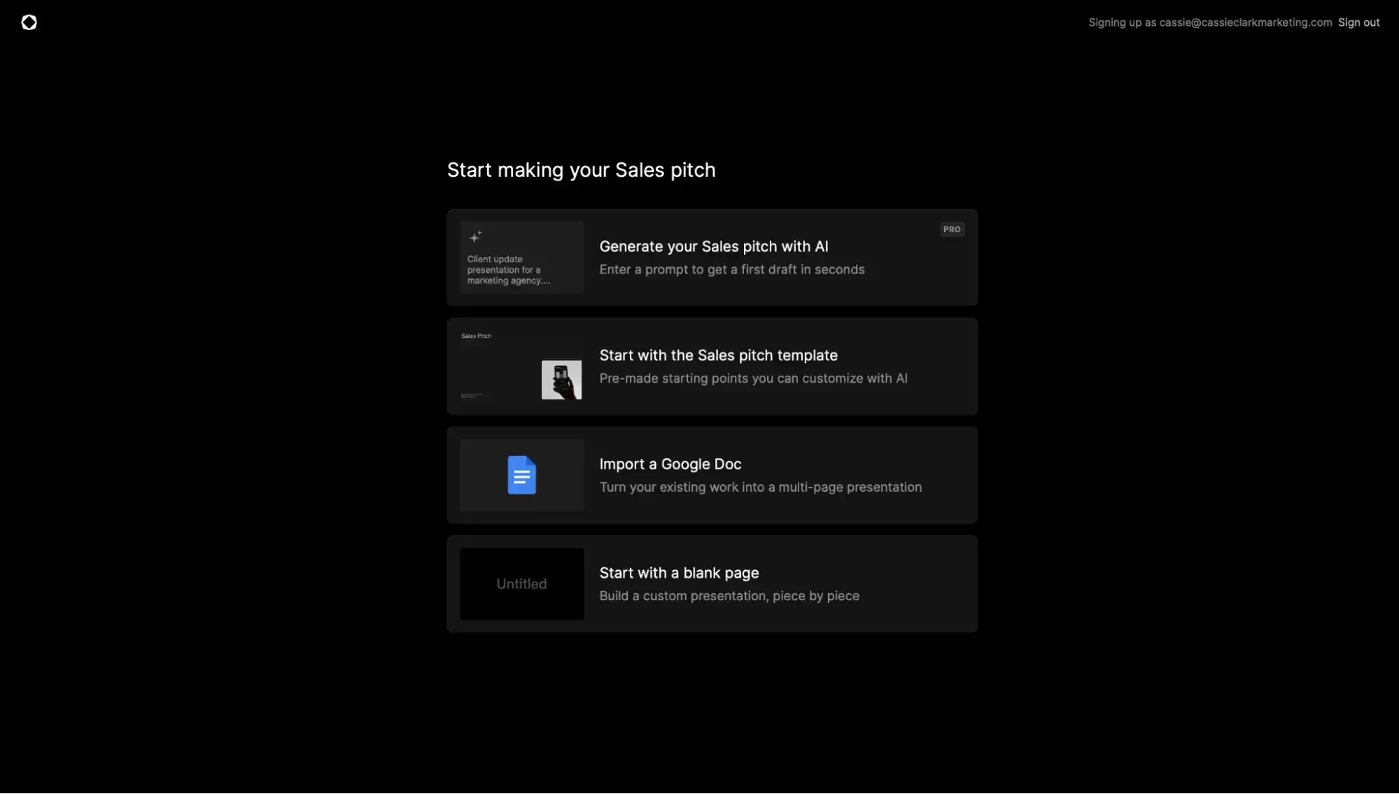 tome ai presentation maker