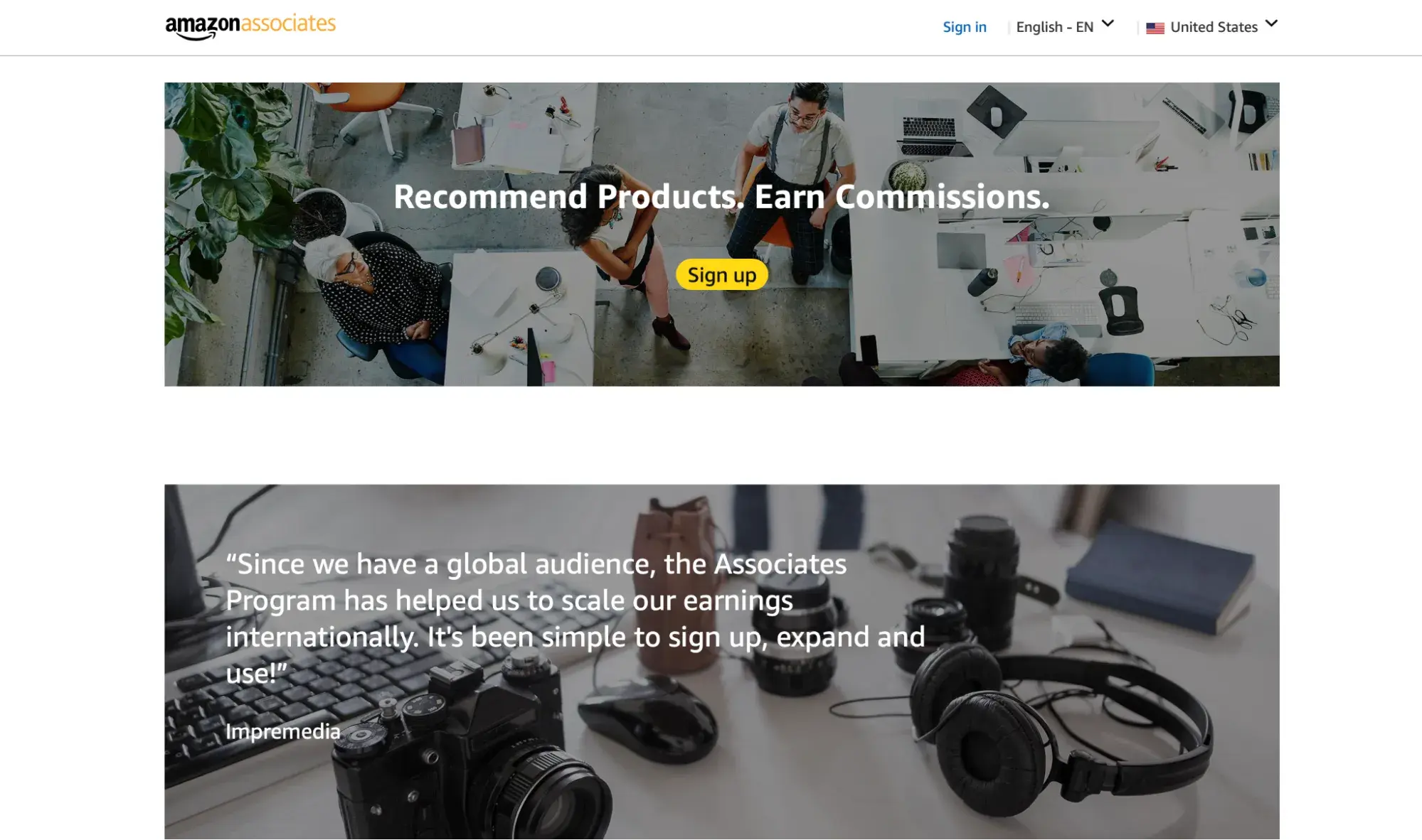 amazon associates homepage to sign up for the program, how to become an amazon affiliate