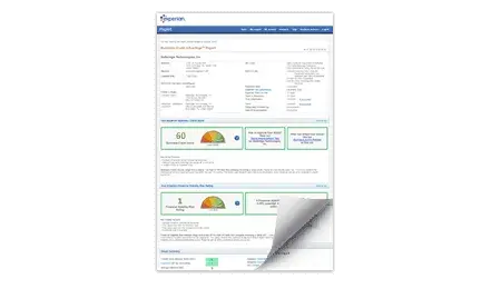 business credit score from experian
