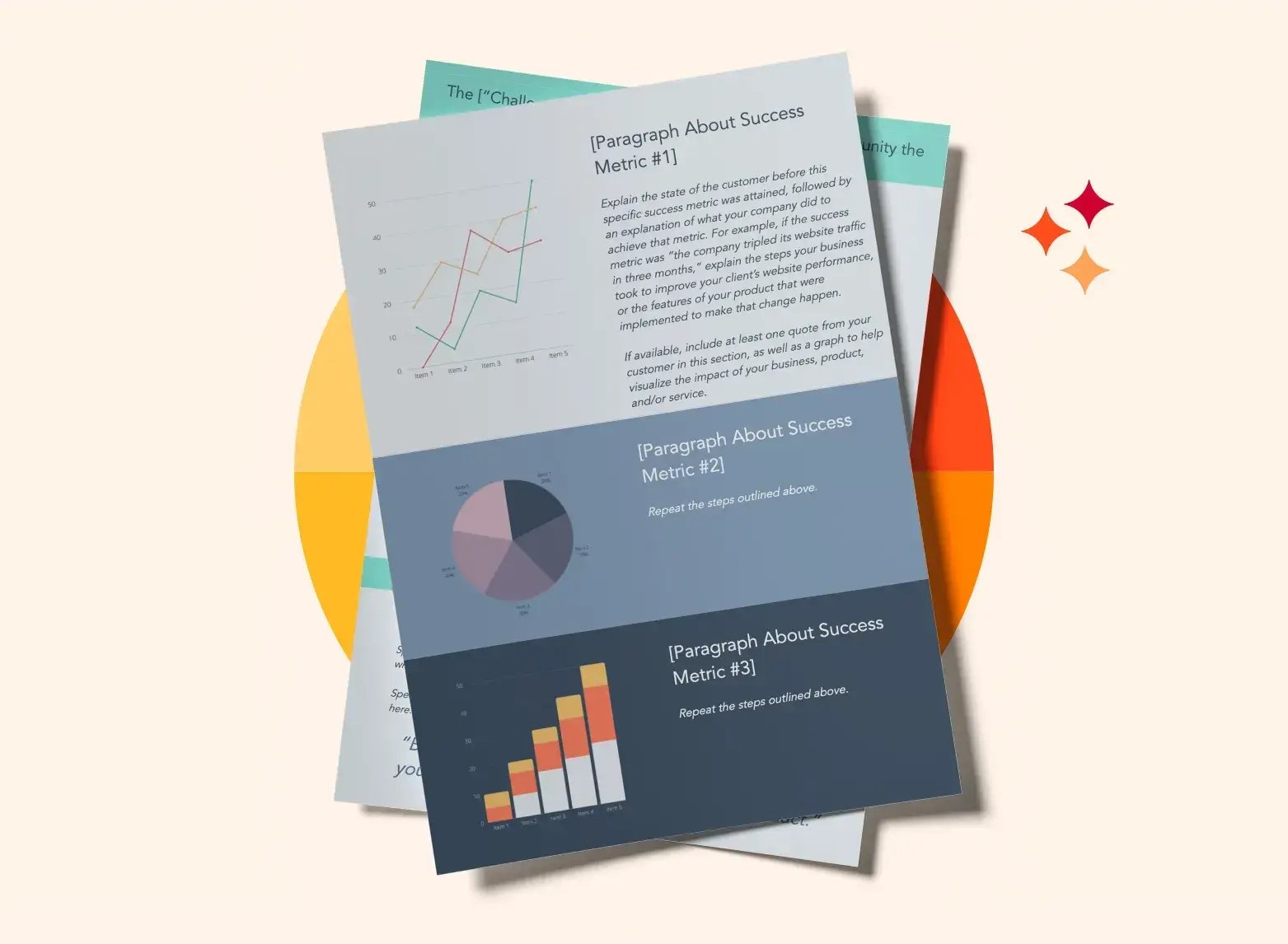 photos of case study templates.