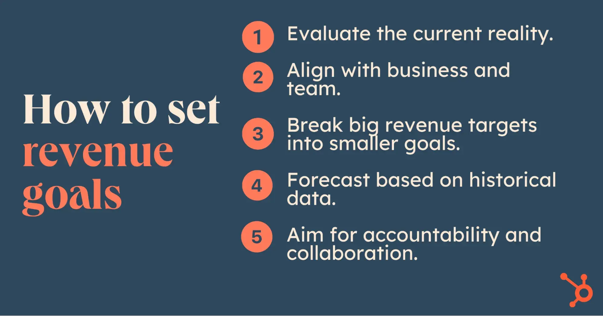 how to set revenue goals