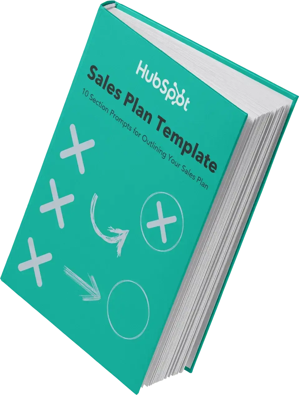 a hubspot-branded image showcasing a playbook for sales planning