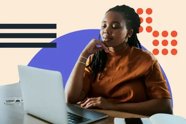 woman sells online course