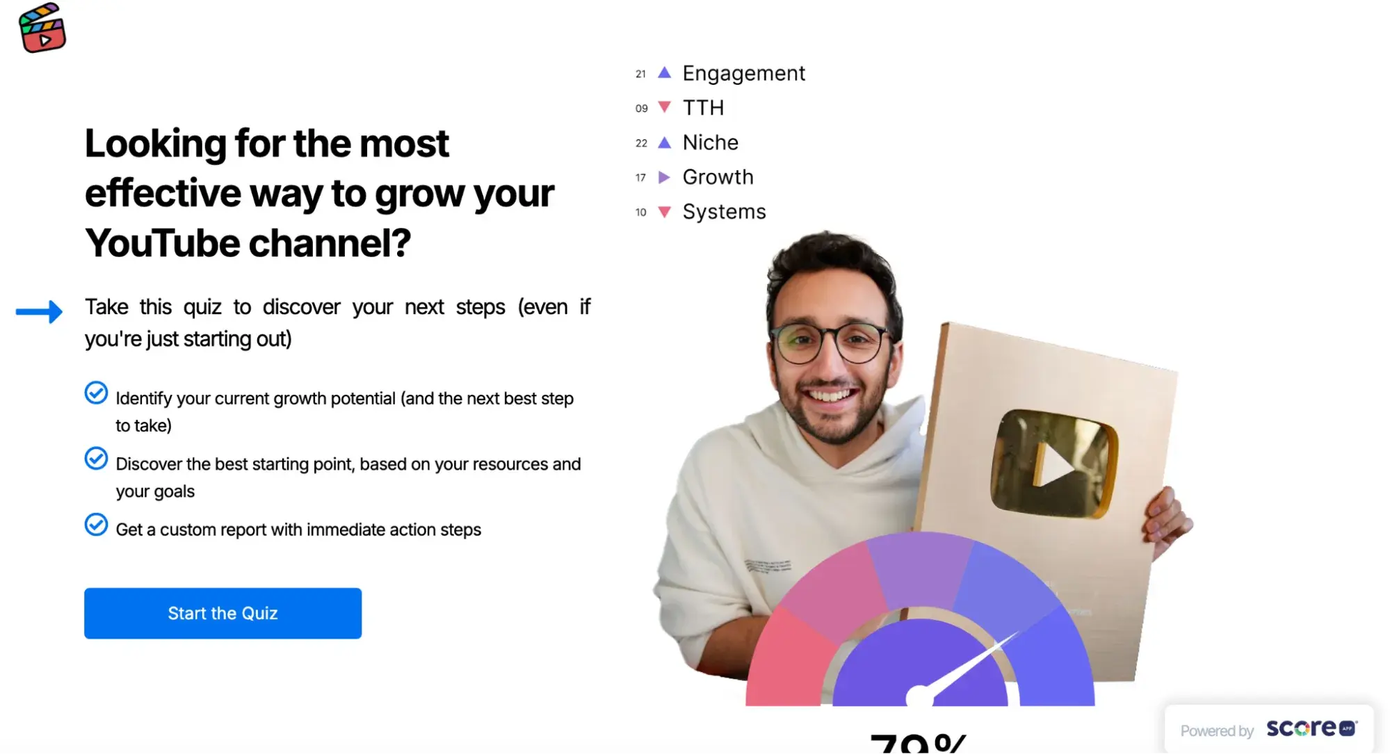 how to sell an online course lead magnet from ali abdaal’s part-time youtuber academy