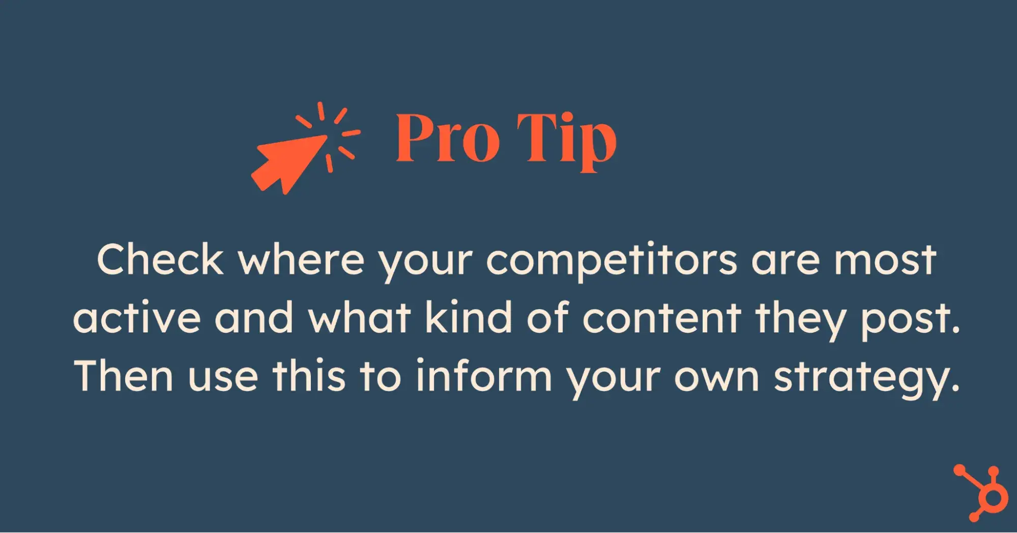 social media strategy pro tip