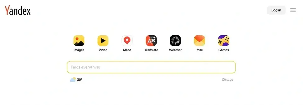 russian search engine yandex