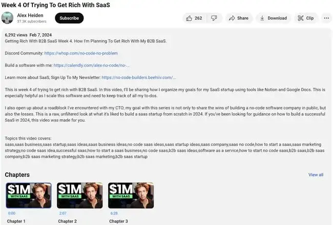 youtube description, alex heiden