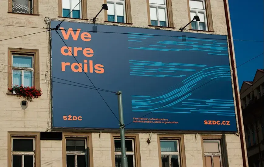 czech railway brand guidelines print communication