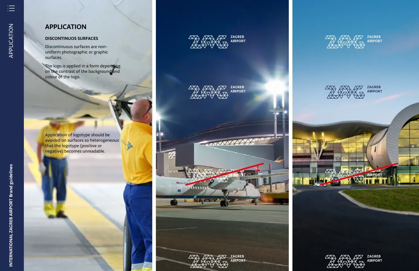 brand style guide example: zagreb airport