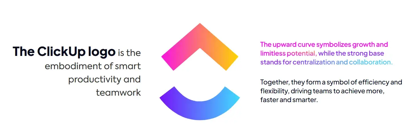 clickup brand guide examples
