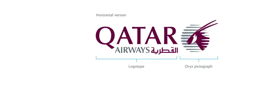 brand style guide examples: qatar airways