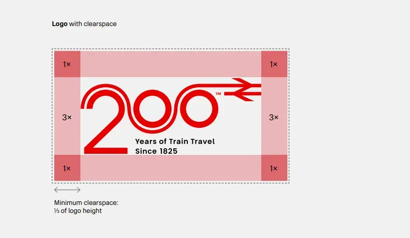 brand style guide clearspace instructions