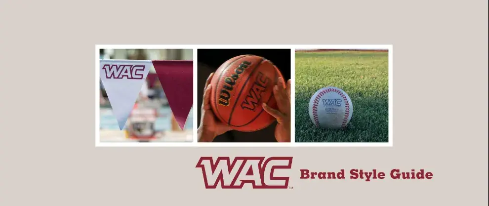 western athletic conference brand guidelines example