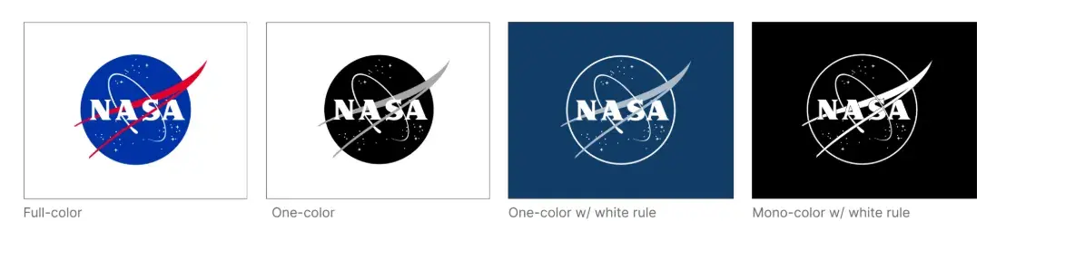 nasa brand guide example