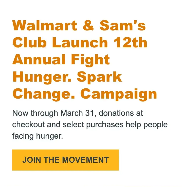 feeding america cta example.
