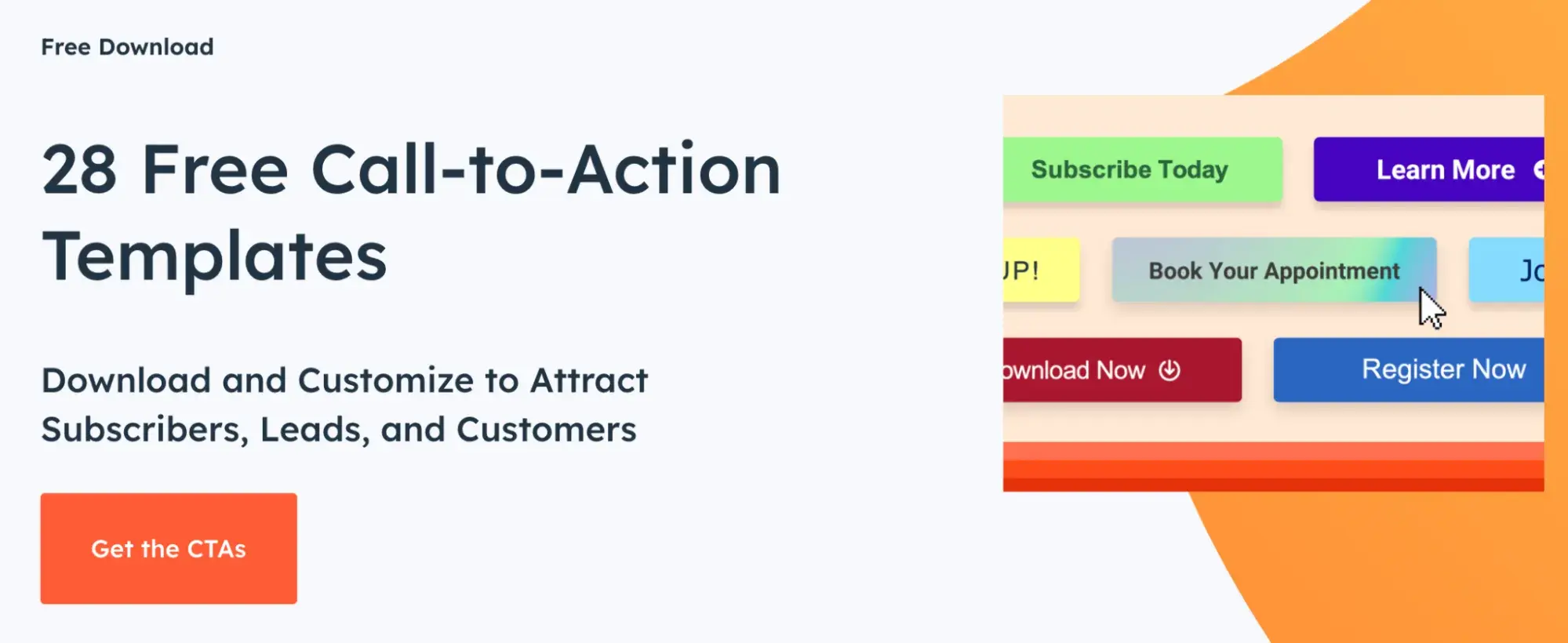 hubspot software cta example.