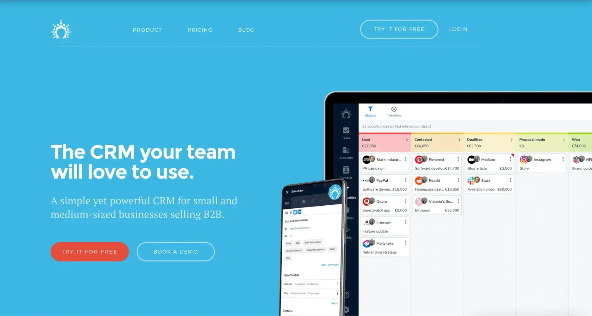crm systems; salesflare