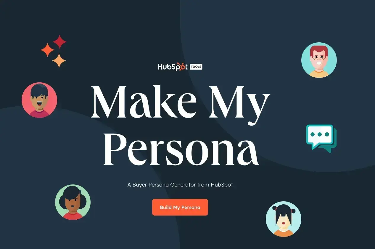 HubSpot's free make my persona tool