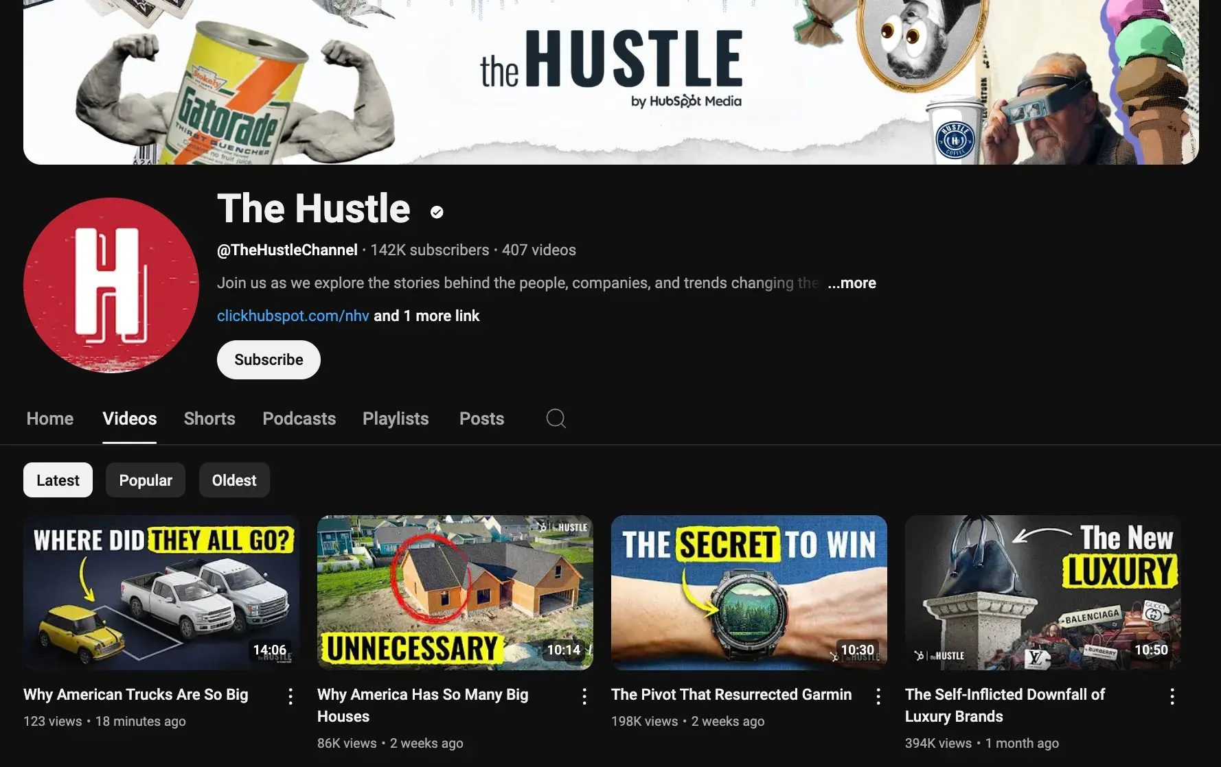social media marketing, the hustle on youtube