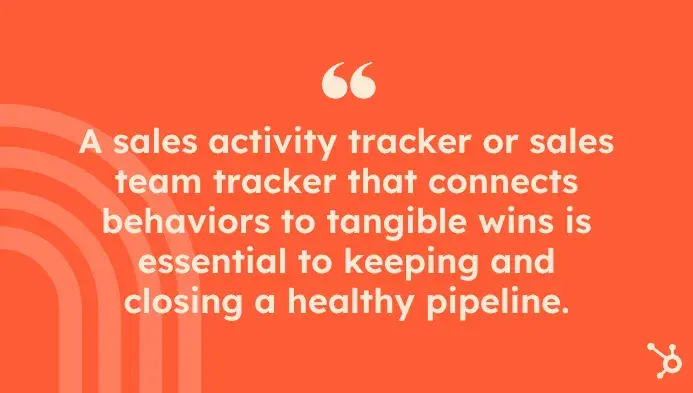 pull quote on sales activity trackers