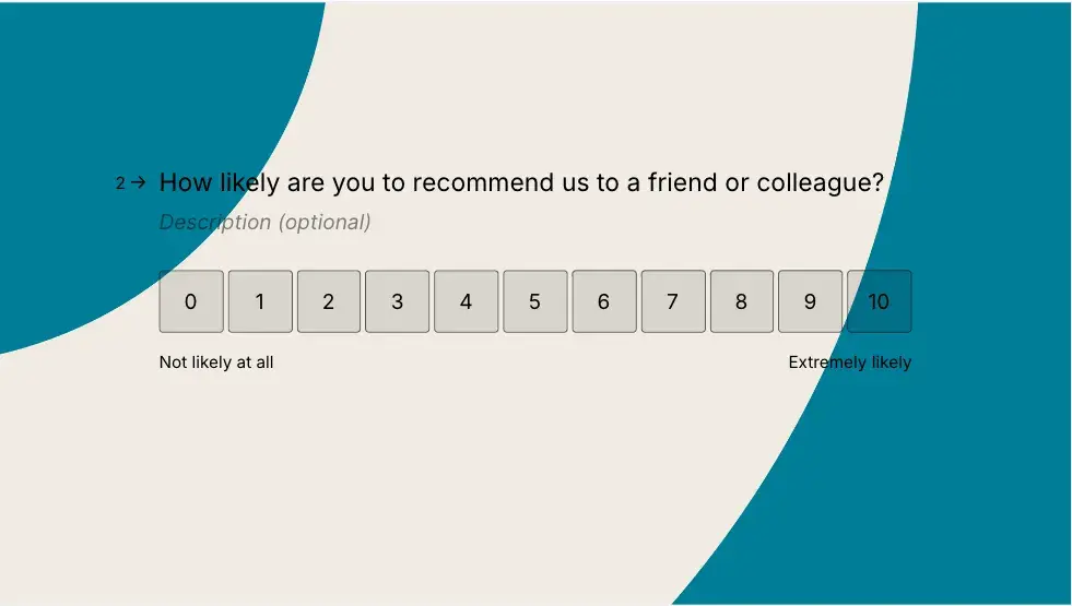 typeform nps survey
