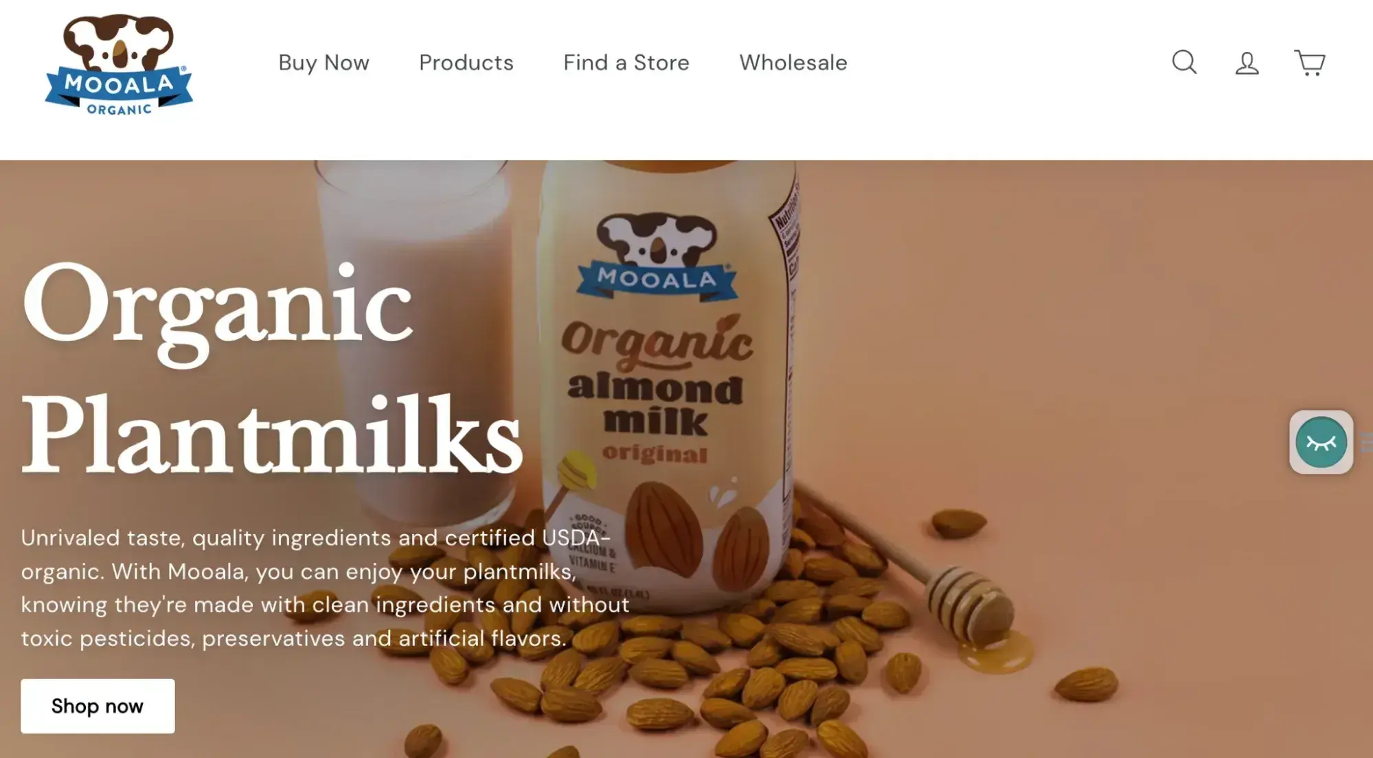 landing page examples: mooala