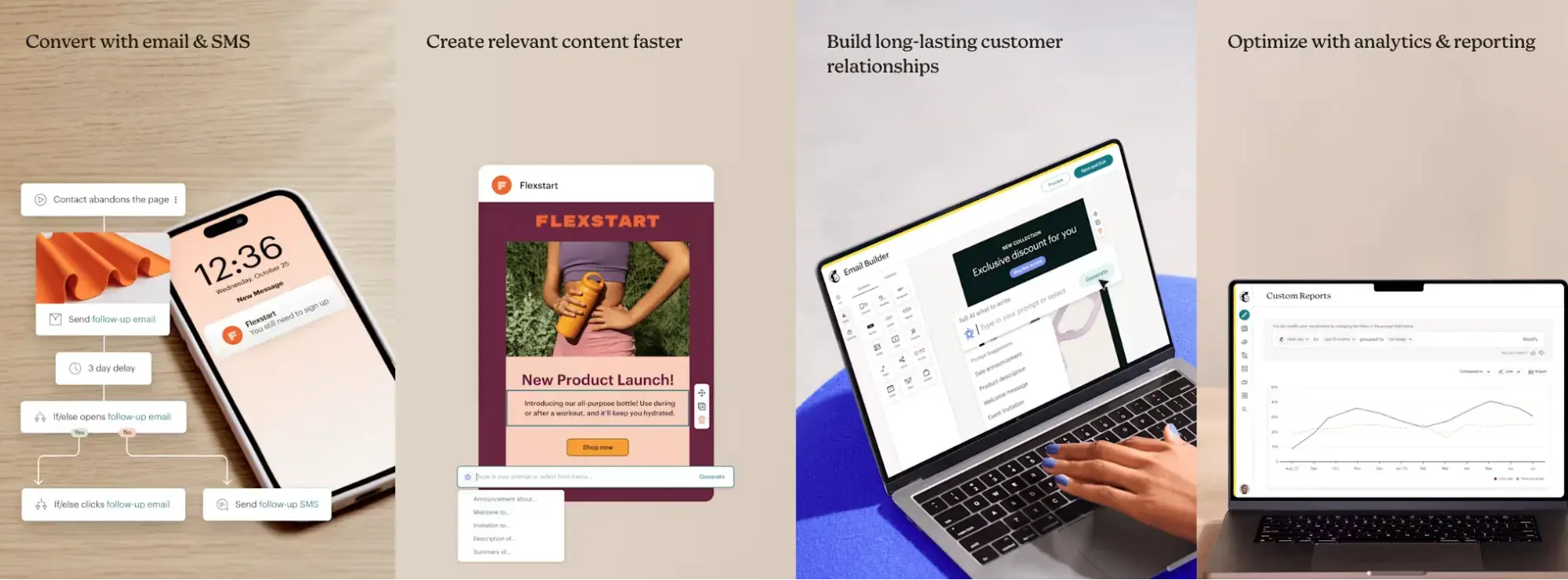 mailchimp services as listed on website homepage