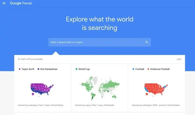 free seo tool: google trends